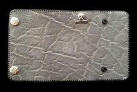 Elephant Plain Long Wallet (Gray)