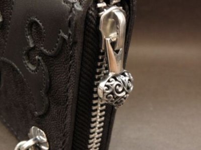 画像11: Atelier Mark Overlay Elephant Round Zip Wallet