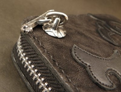 画像14: Atelier Mark Overlay Elephant Round Zip Wallet