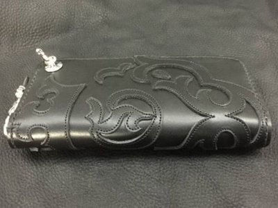 画像4: Atelier Mark Overlay Saddle Leather Round Zip Wallet (Slim Type・Black)