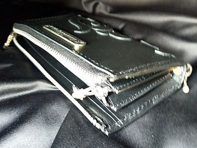 画像17: Atelier Mark Overlay Saddle Leather J -Zipper Wallet (Slim Type・Black)