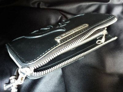 画像16: Atelier Mark Overlay Saddle Leather J -Zipper Wallet (Slim Type・Black)