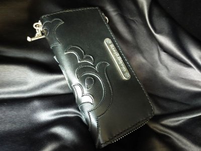 画像15: Atelier Mark Overlay Saddle Leather J -Zipper Wallet (Slim Type・Black)