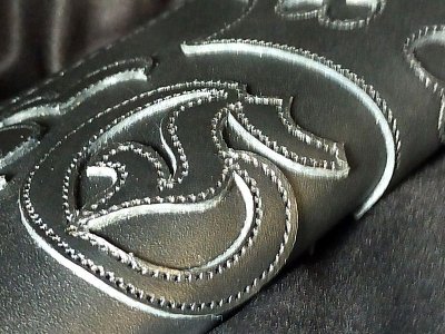 画像10: Atelier Mark Overlay Saddle Leather J -Zipper Wallet (Slim Type・Black)