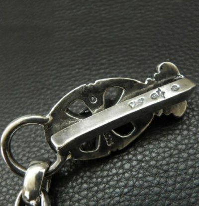 画像7: Sculpted Oval With Crown & All H.W.O Links Wallet Chain