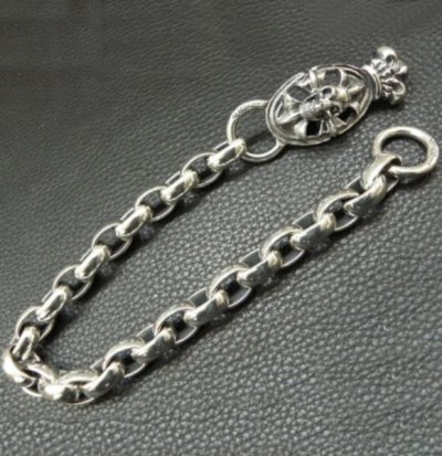 画像14: Sculpted Oval With Crown & All H.W.O Links Wallet Chain
