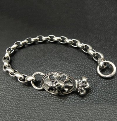 画像12: Sculpted Oval With Crown & All H.W.O Links Wallet Chain