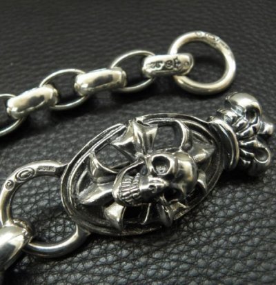 画像11: Sculpted Oval With Crown & All H.W.O Links Wallet Chain