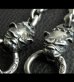 画像16: Skull On Crown Sculpted Oval With 2 Old Bulldogs & 5 Skulls Small Oval Links Wallet Chain