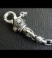 画像11: Skull Crown Clip With Old Bulldog & 10 Half Skull Links Wallet Chain
