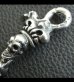 画像9: Skull Crown Clip With Old Bulldog & 10 Half Skull Links Wallet Chain