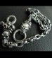 画像3: Skull Crown Clip With Old Bulldog & 10 Half Skull Links Wallet Chain