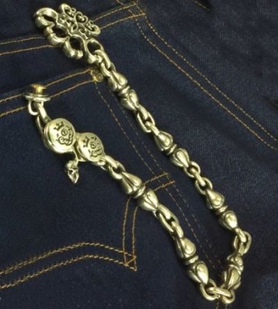 画像7: 1/8 Knuckle Duster Keeper With 6 Noodle Links Atelier Mark On Clip Wallet Chain / Atelier Mark Wallet Post