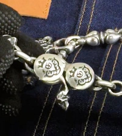 画像9: 1/8 Knuckle Duster Keeper With 6 Noodle Links Atelier Mark On Clip Wallet Chain / Atelier Mark Wallet Post