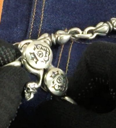 画像6: 1/8 Knuckle Duster Keeper With 6 Noodle Links Atelier Mark On Clip Wallet Chain / Atelier Mark Wallet Post