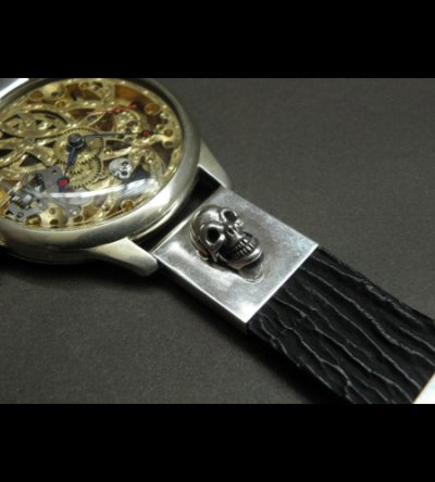 画像3: Skull With Snake & Shark Skin Watch Bands