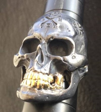 画像9: Xconz Collaboration 18k Gold Teeth Large Skull Ring 3rd generation