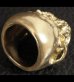 画像4: Xconz Collaboration Gold Double Face Medium Lage Skull Ring