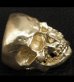画像8: Xconz Collaboration Gold Double Face Medium Lage Skull Ring