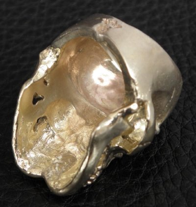 画像3: Xconz Collaboration Gold Double Face Medium Lage Skull Ring