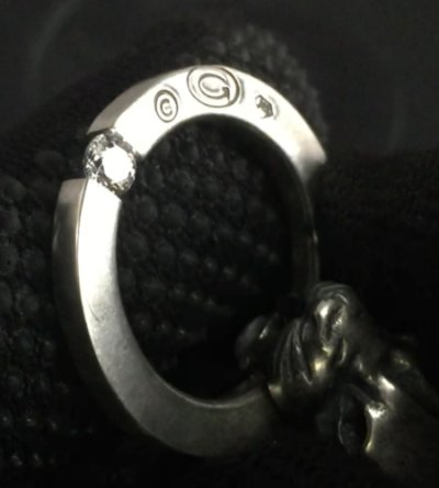 画像17: ZAZA Diamond Line Panther With ZAZA Floating Diamond O-Ring Pendant