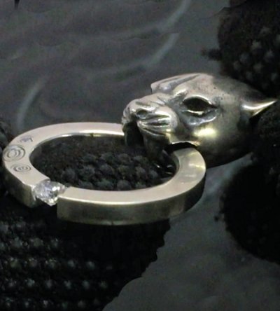 画像11: ZAZA Diamond Line Panther With ZAZA Floating Diamond O-Ring Pendant