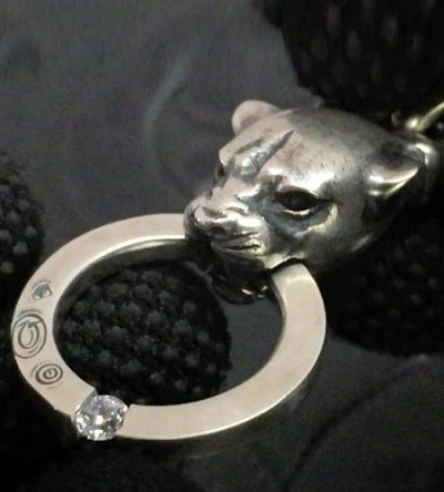 画像9: ZAZA Diamond Line Panther With ZAZA Floating Diamond O-Ring Pendant