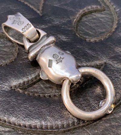 画像6: Long Neck Panther With ZAZA Floating 6.5mm 1Ct  Moissanite O-Ring Pendant