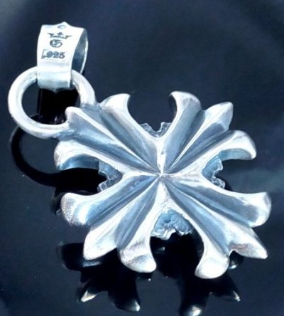 画像4: 49ct.Purple Kunzite With Grooved Short Cross Pendant