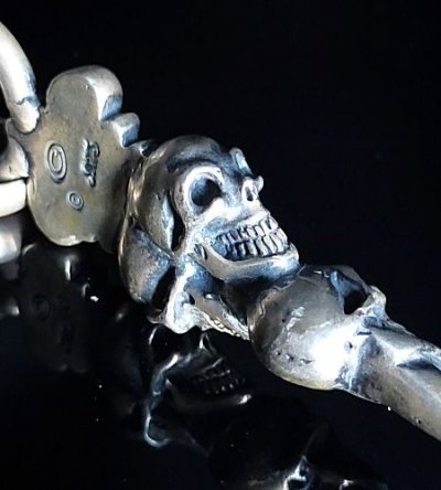 画像10: Triple Skull With Crown Dagger With Super CZ Diamond Pendant