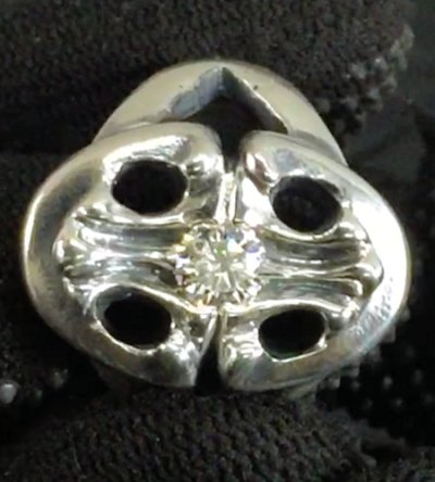 画像9: Diamond Old Sculpted Oval Ring