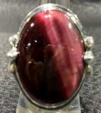 Red Tiger Eye Zaza Ring