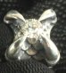 画像13: 8mm Moissanite Small Iron Claw Ring