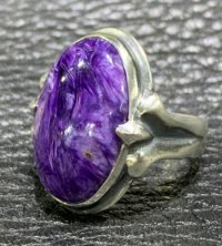 Charoite Zaza Ring