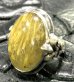 画像1: Golden Rutilelated Yellow Quartz Zaza Ring (1)