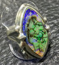 Sterling Opal Zaza Ring