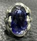 画像2: Facet Cut Blue Sapphire Zaza Ring (2)
