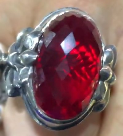 画像4: Facet Cut Ruby Zaza Ring