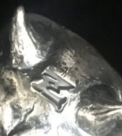 画像2: Zaza Large Devil Skull  With Diamond Eye Ring
