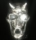 画像1: Zaza Large Devil Skull  With Diamond Eye Ring (1)