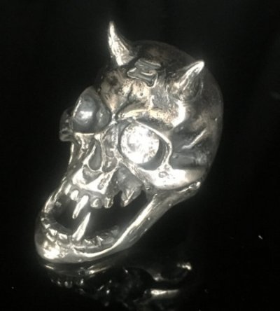 画像7: Zaza Large Devil Skull  With Diamond Eye Ring