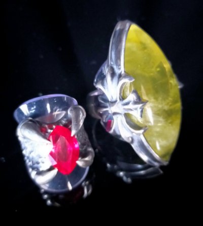 画像19: Large Lemon Quartz Zaza Ring