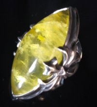 Large Lemon Quartz Zaza Ring