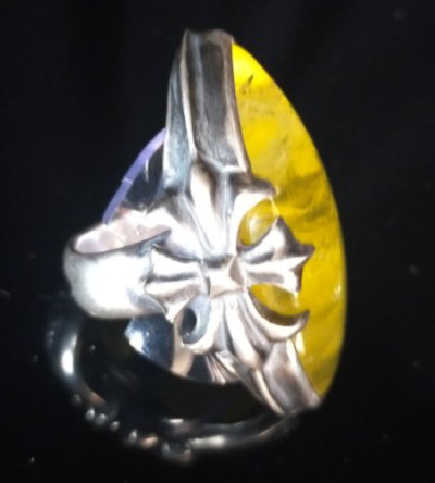 画像6: Large Lemon Quartz Zaza Ring