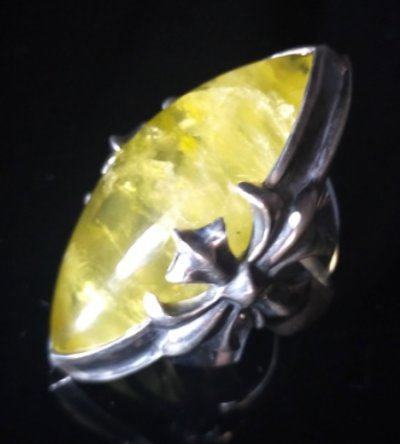 画像15: Large Lemon Quartz Zaza Ring