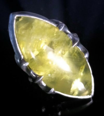 画像3: Large Lemon Quartz Zaza Ring