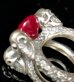 画像5: Ruby Chiseled Infinity Ring