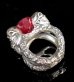 画像10: Ruby Chiseled Infinity Ring