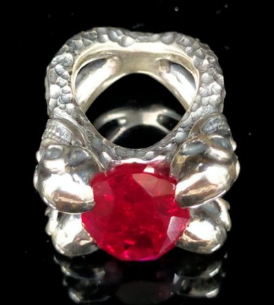画像2: Ruby Chiseled Infinity Ring