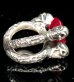 画像9: Ruby Chiseled Infinity Ring